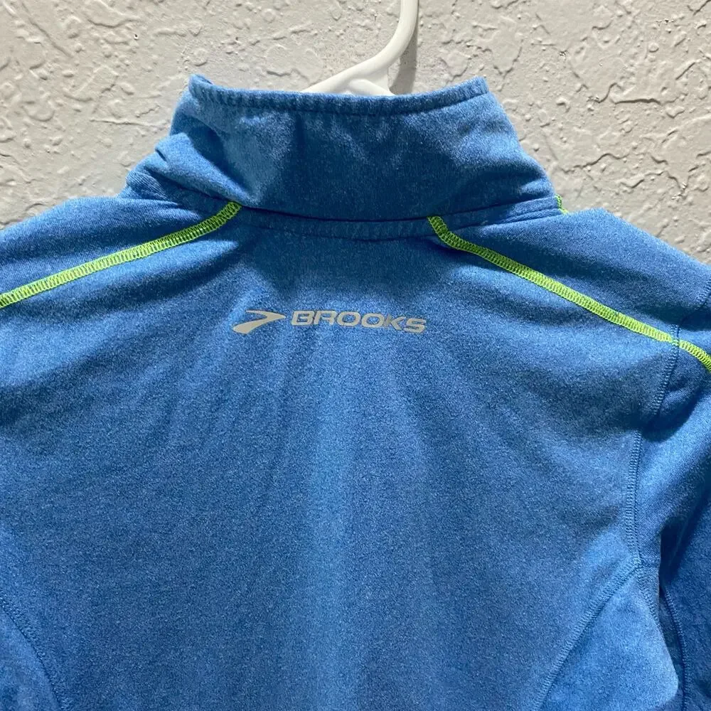 Brooks Blue Equilibrium Technology Pullover Sweater Size XS